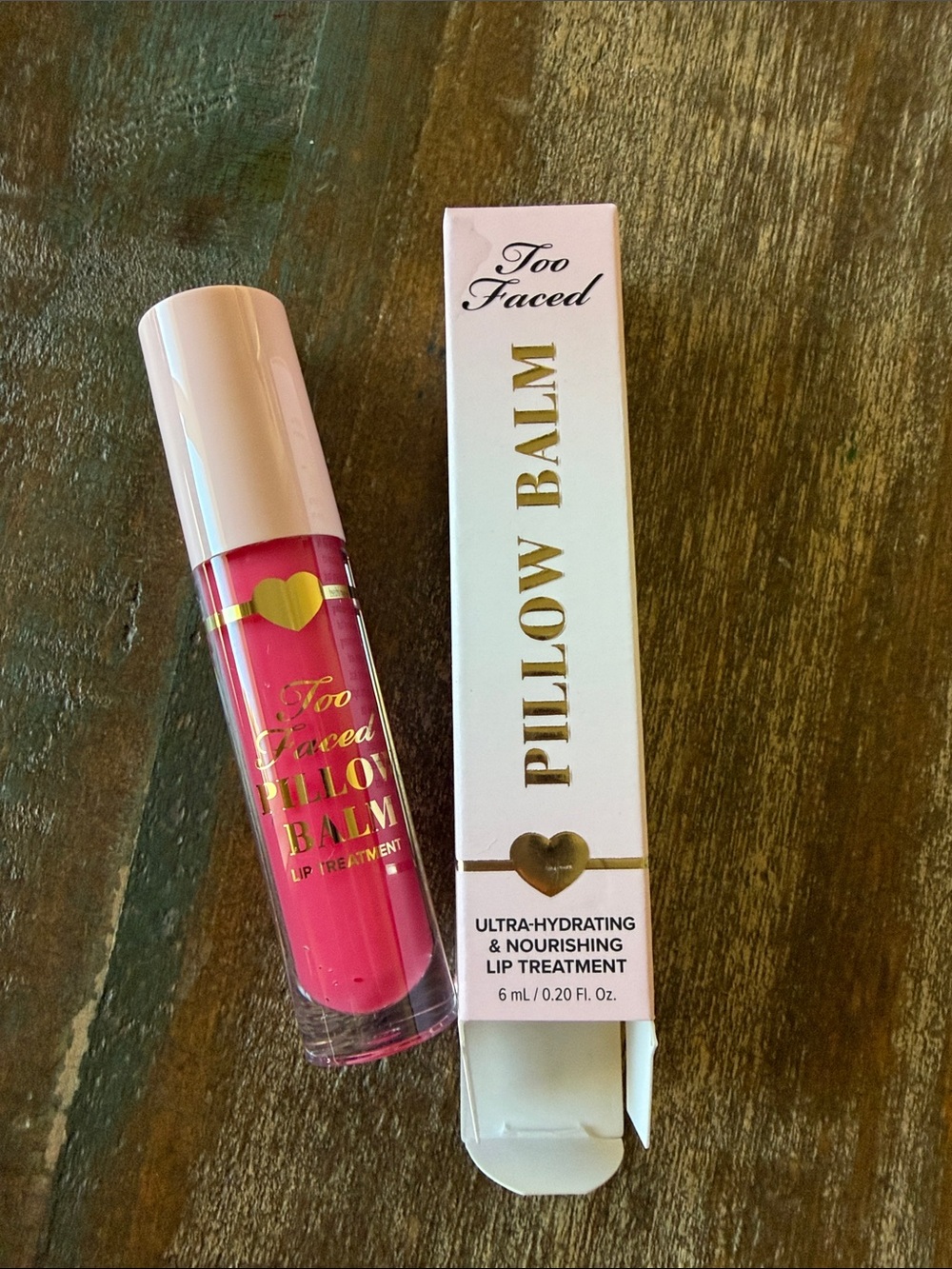 New Too Faced Pillow Balm Lip Treatment in Juicy Watermelon Kiss full size